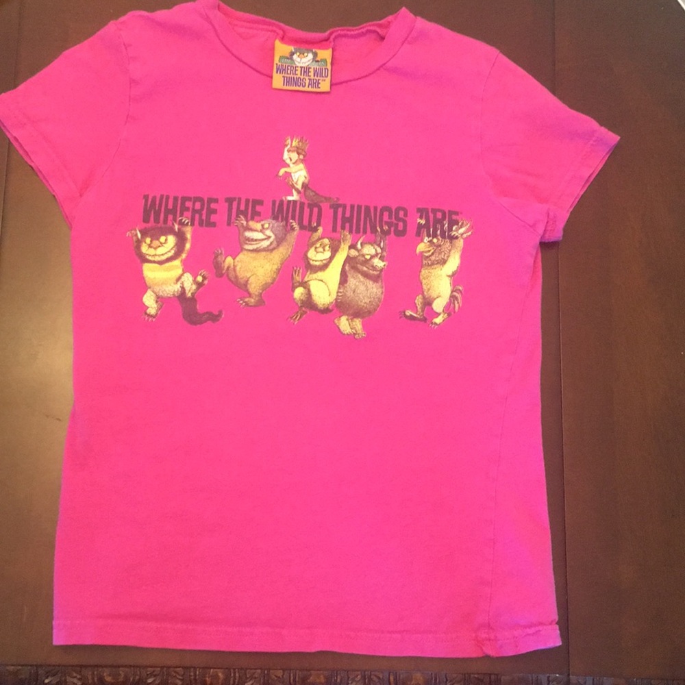 Where the Wild Things Are - Pink Junior M -Women’s Tee Shirt - Maurice Sendak -